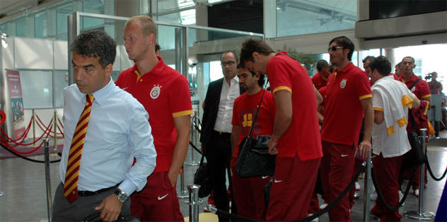 Galatasaray İngiltere'ye gitti