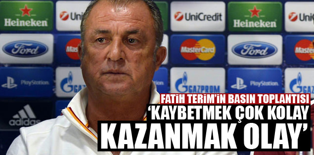Terim'in basın toplantısı