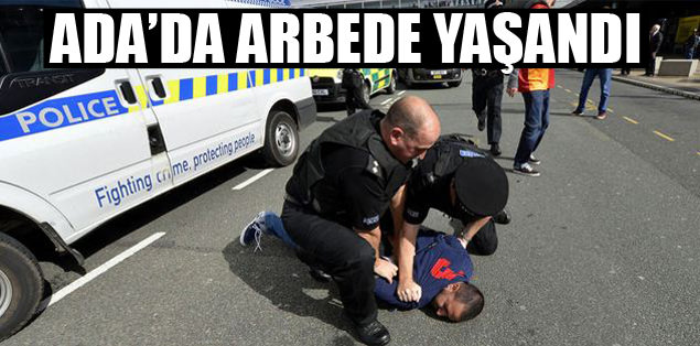 Ada'da arbede yaşandı