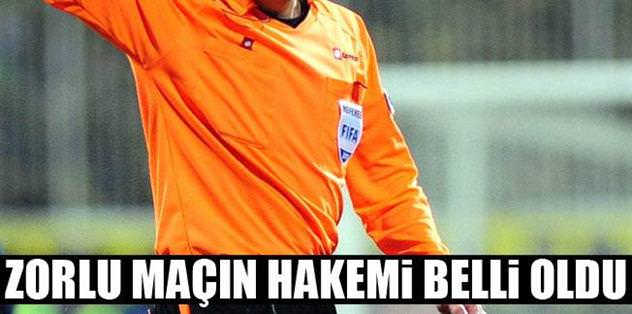 Derbinin hakemi belli oldu