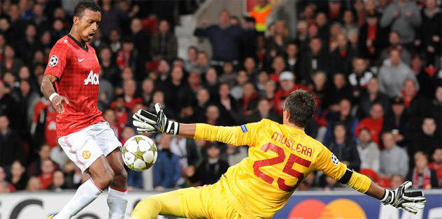 Muslera, Nani'nin penaltısını çıkardı