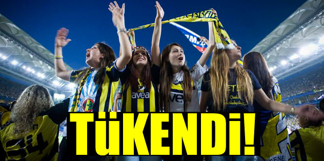 Tükendi!