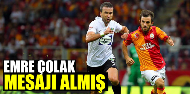 Emre Çolak mesajı almış!