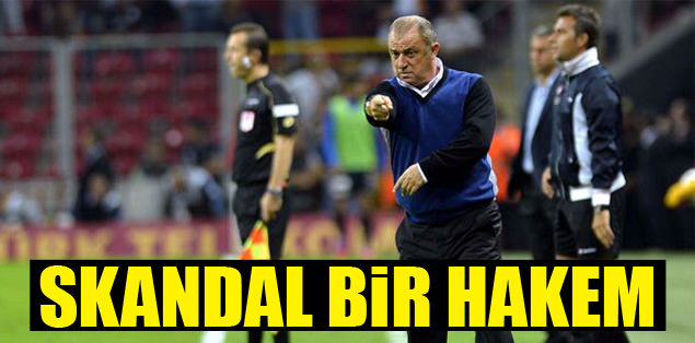 Skandal bir hakem