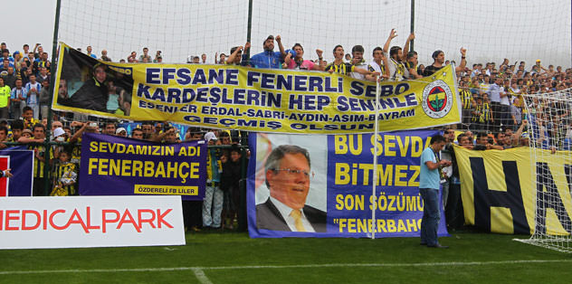 Taraftardan takıma destek organizasyonu