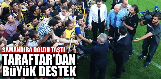 Taraftar Samandıra'ya akın etti