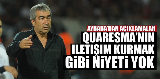 Samet Aybaba'dan açıklamalar