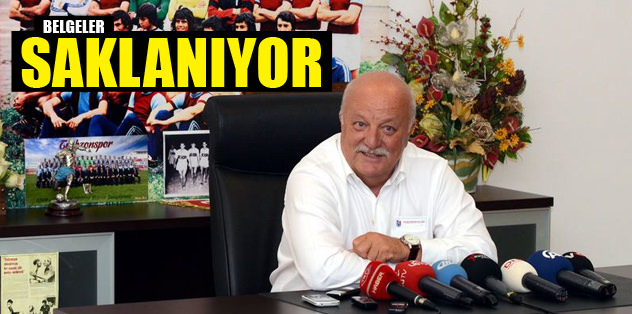 Belge saklanıyor
