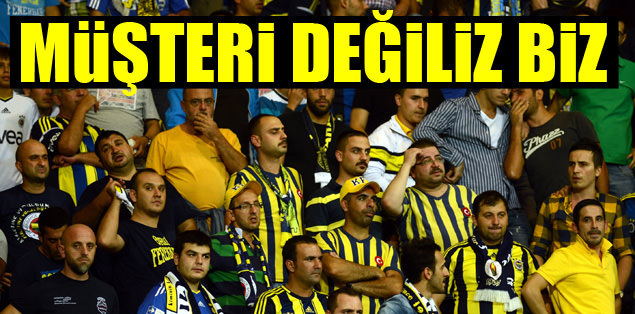 Müşteri değiliz biz