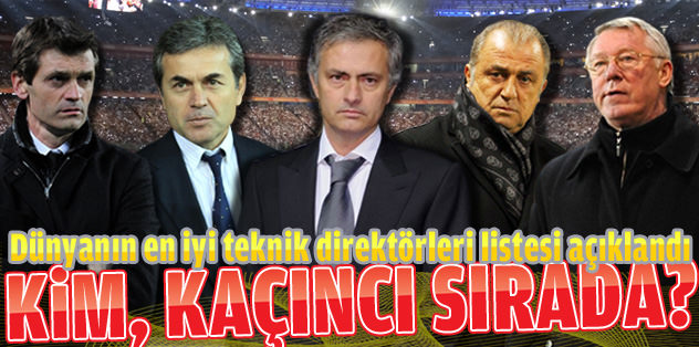 Dünyanın en başarılı teknik direktörleri