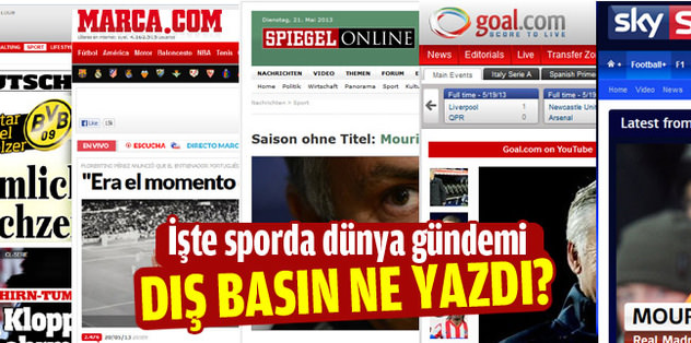 D�� bas�nda spor gündemi