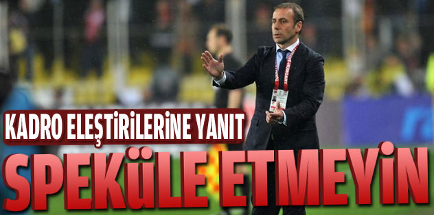 Avc�'dan kadro yorumu