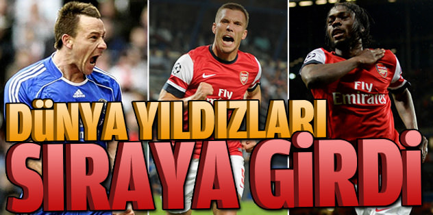 Dünya y�ld�zlar� s�raya girdi