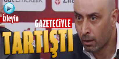 Tolunay Kafkas gazeteciyle tart��t�