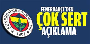 Fenerbahçe TFF'ye çok sert ç�kt�! 