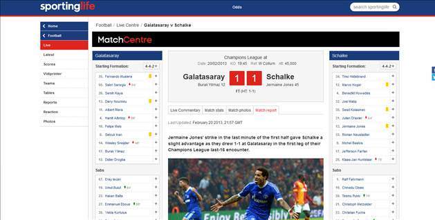 Dünya basınında G.Saray-Schalke maçının yankıları