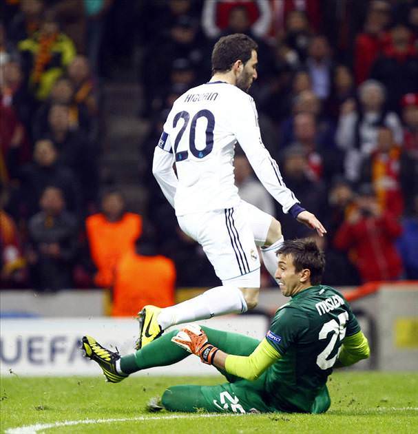 Galatasaray - Real Madrid maçından kareler