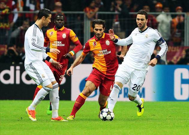 Galatasaray - Real Madrid maçından kareler