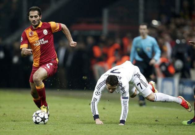 Galatasaray - Real Madrid maçından kareler