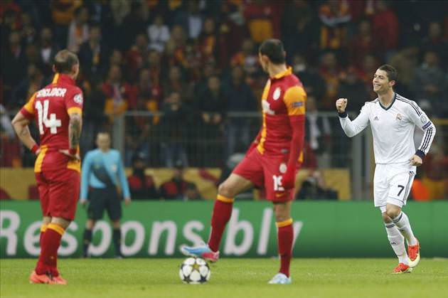 Galatasaray - Real Madrid maçından kareler