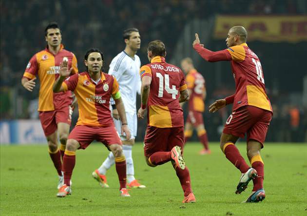 Galatasaray - Real Madrid maçından kareler