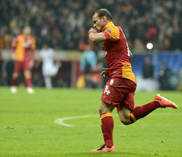 Galatasaray - Real Madrid maçından kareler