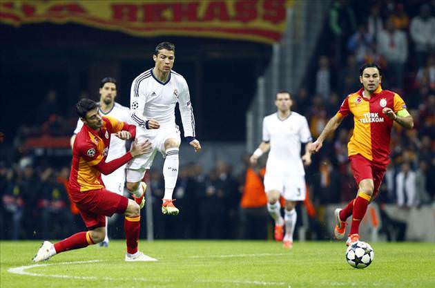 Galatasaray - Real Madrid maçından kareler
