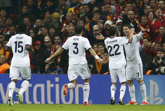 Galatasaray - Real Madrid maçından kareler