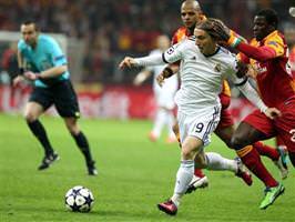 Galatasaray - Real Madrid maç�ndan kareler