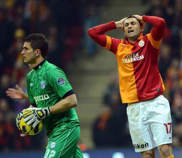 Galatasaray Orduspor maçının fotoğrafları