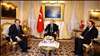 Ba�bakan-Platini görü�mesi