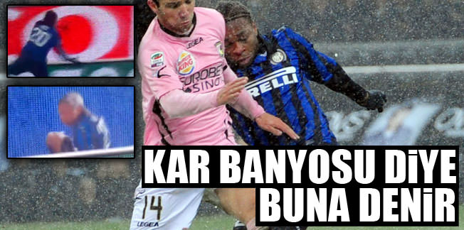Kar banyosu diye buna denir