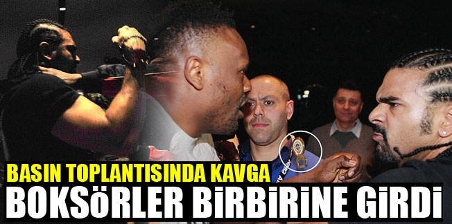 Boksörler birbirine girdi