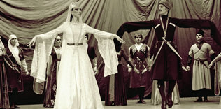 Kafkas efsaneleri dansa dönüştü