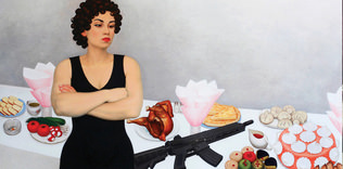 Komşuları sanat birleştiriyor