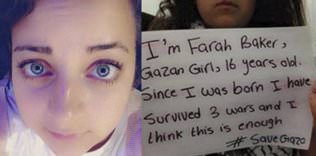 Gazze saldırılarının doğurduğu sosyal medya fenomeni Farah Baker