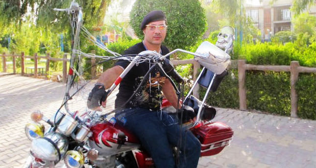 Her kesimden motorcu bir arada