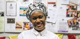 Yılın kadını savaş ve şiddet mağduru bir mülteci