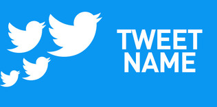 Nisan 2016 - Tweet Name