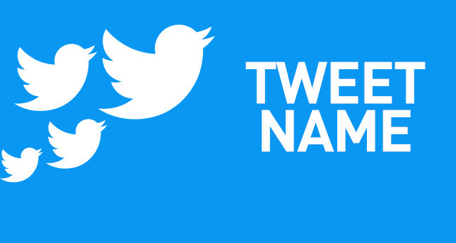 Nisan 2016 - Tweet Name