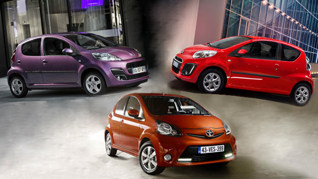 MİNİK ÜÇÜZLERE MAKYAJ: CİTROEN C1, PEUGEOT 107, TOYOTA AYGO