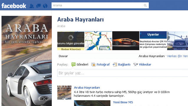 OTOMOBİL TUTKUNLARI FACEBOOK'TA