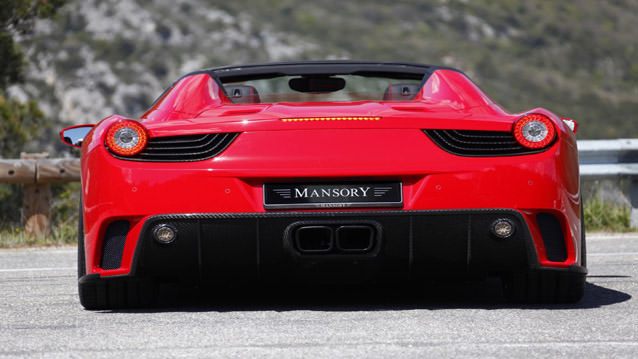 MANSORY'DEN FERRARİ 458 SPİDER'A MONACO MAKYAJI