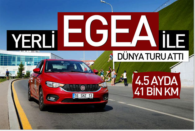 Fiat Egea ile dünya turu
