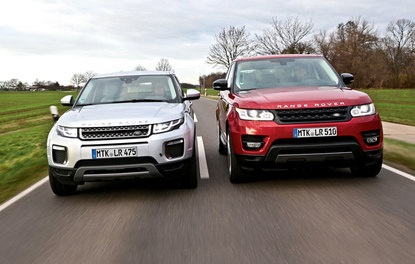 KARŞILAŞTIRMA · Range Rover Sport – Evoque