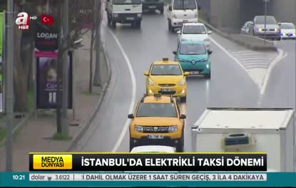 İstanbul'da elektrikli taksi dönemi