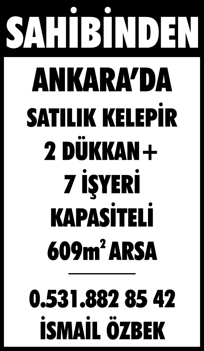 “kalıp” Arama Sonuçları Sabah Gazete İlanları