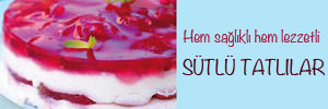 Hafif ve sa�l�kl� s�tl� tatl�lar