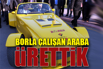 BORLA ÇALIŞAN TÜRK OTOMOBİLİ