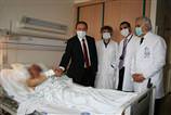 U�ur Acar, çorba ve çay içmeye ba�lad�